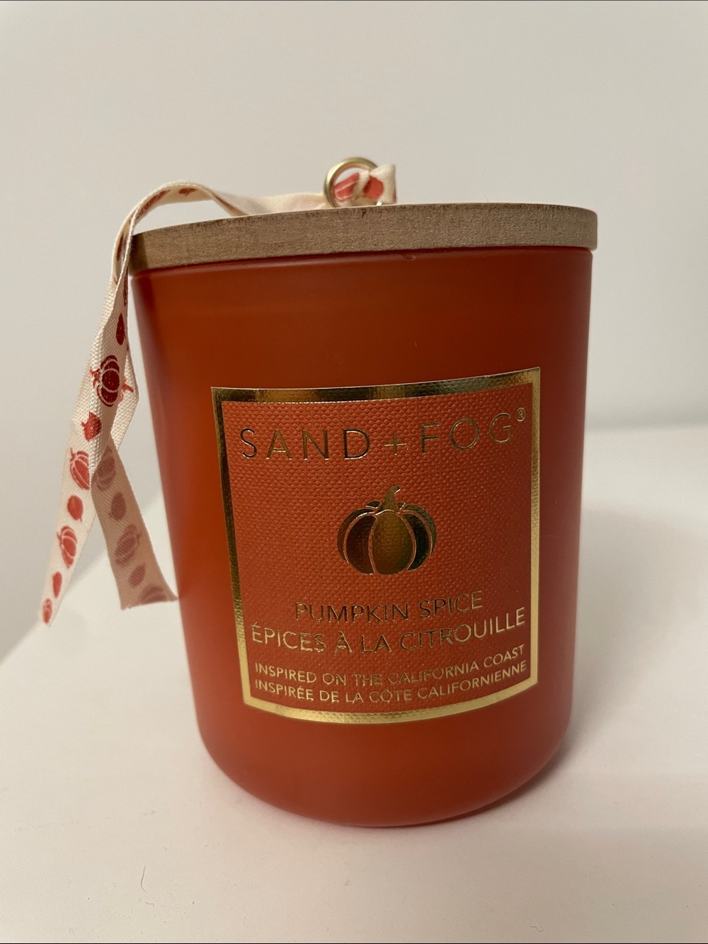 NWT SAND + FOG Pumpkin Spice Scented Candle - 10 OZ